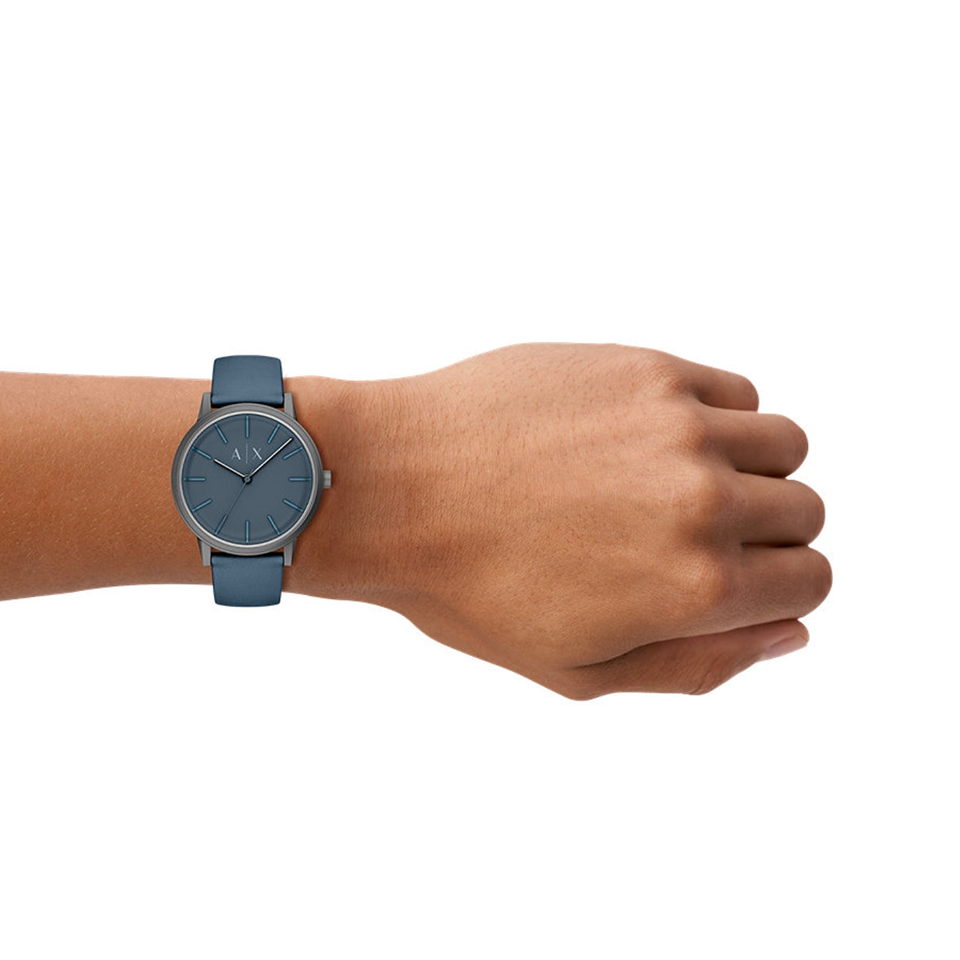 Armani Exchange Round Blue Dial Watch AX2767