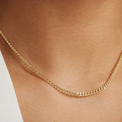 Isabel Bernard Aidee Julee 14 Carat Golden Schakel Necklace IB340111