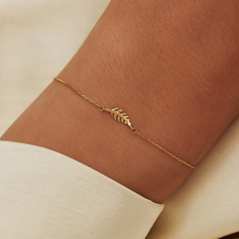 Isabel Bernard Monceau Giselle 14 karaat gouden armband IB320080-zoom-