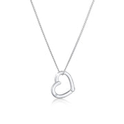 Elli 925 Sterling Silver Necklace with Diamond (0.015 ct) 2004-BF-0008007-001