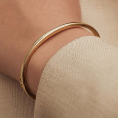 Isabel Bernard Cour d'Honneur Clara 14 Carat Golden Bangle IB320113-56