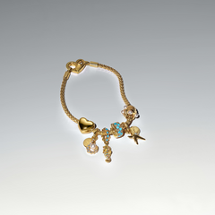 Pandora Moments Gold Plated Starfish Double Dangle Charm 763892C01