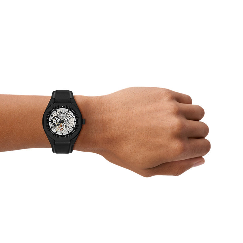 Armani Exchange Sync Silver Dial Automatic Watch AX4297-zoom-