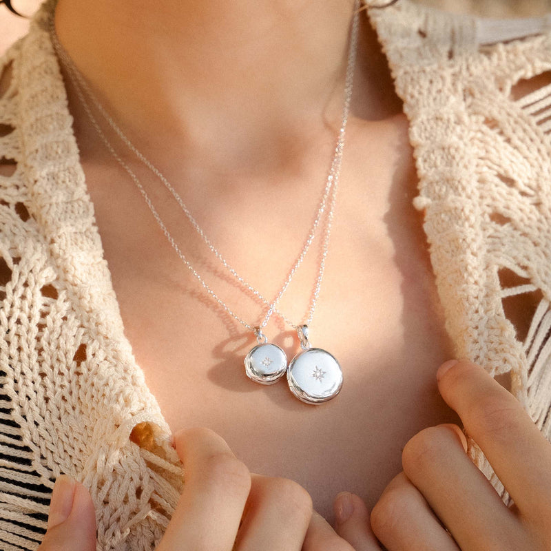 Violet Hamden Sisterhood Memory 925 Sterling Zilveren Ketting met Foto Medaillon VH340029-zoom-