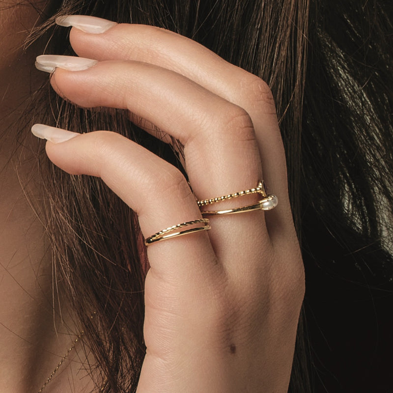 Jackie Gold 14K Golden Ring JKR20.026.52-zoom-