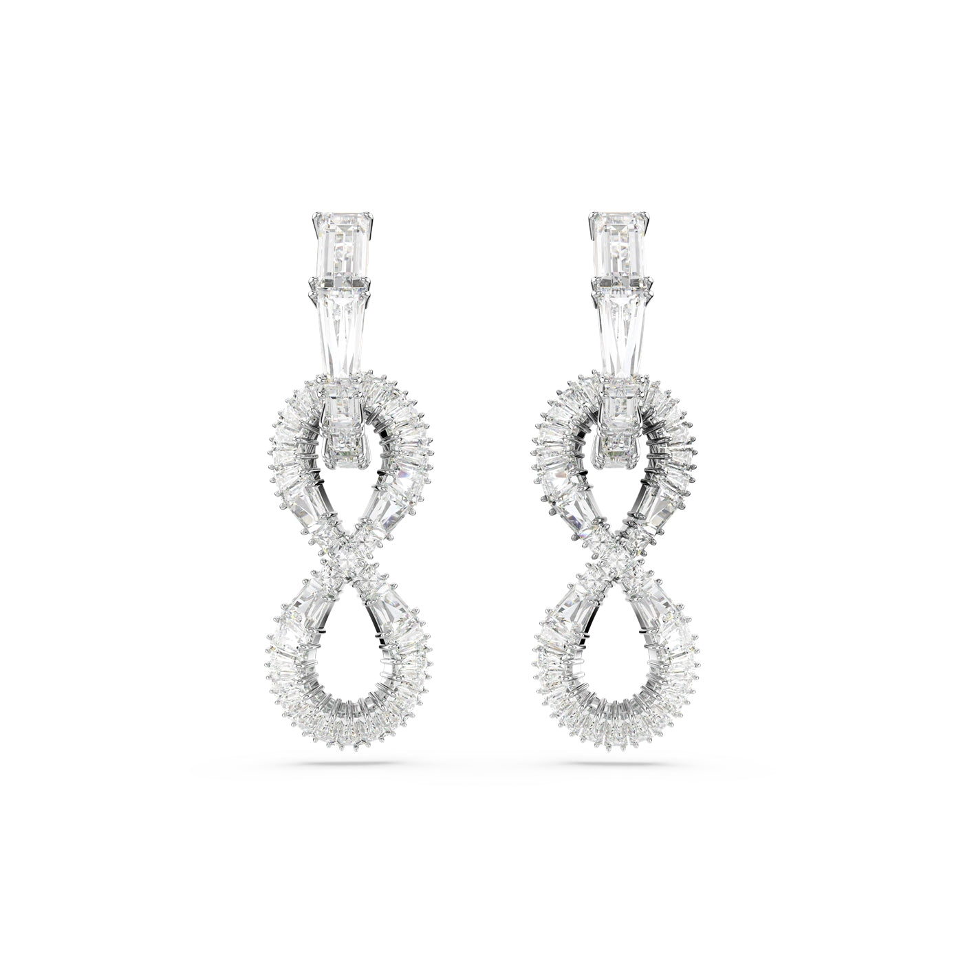 Swarovski Hyperbola Silver Drop Earrings 5679793