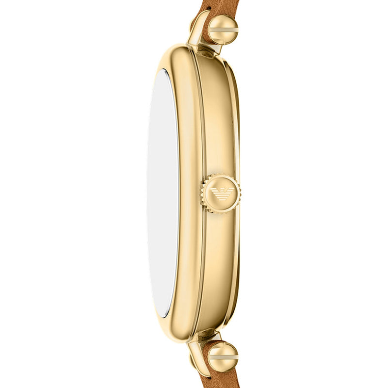 Emporio Armani Oval White Dial Watch AR11780-zoom-