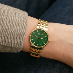 Parte Di Me Orologio round ladies watch gold coloured and green PDM09046