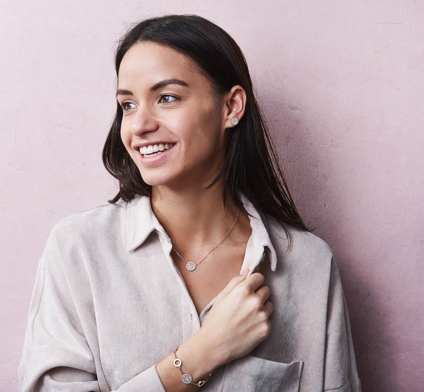 Fossil Rose gold Bracelet JF01739791