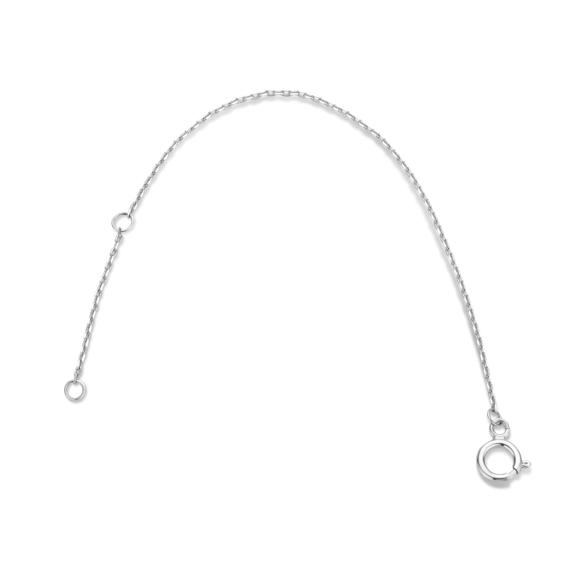 Isabel Bernard Saint Germain Nicole 14 Carat Whitegold Necklace Verlengstuk IB340129