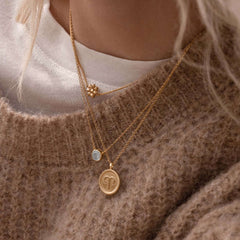 Violet Hamden Venus 925 Sterling Silver Gold-coloured Necklace with Birthstone VH340010-NOV