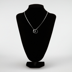 Diesel Oval D Logo Stainless Steel Necklace DX1644040
