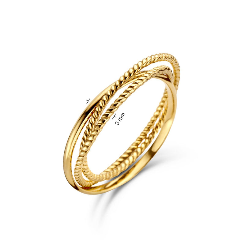 Jackie Gold 14K Golden Ring JKR21.150.52-zoom-