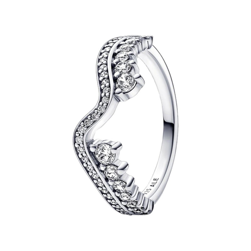 Pandora Timeless 925 Sterling Zilveren Wave Ring 192543C01-50-zoom-