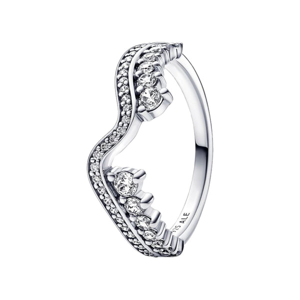 Pandora Timeless 925 Sterling Zilveren Wave Ring 192543C01