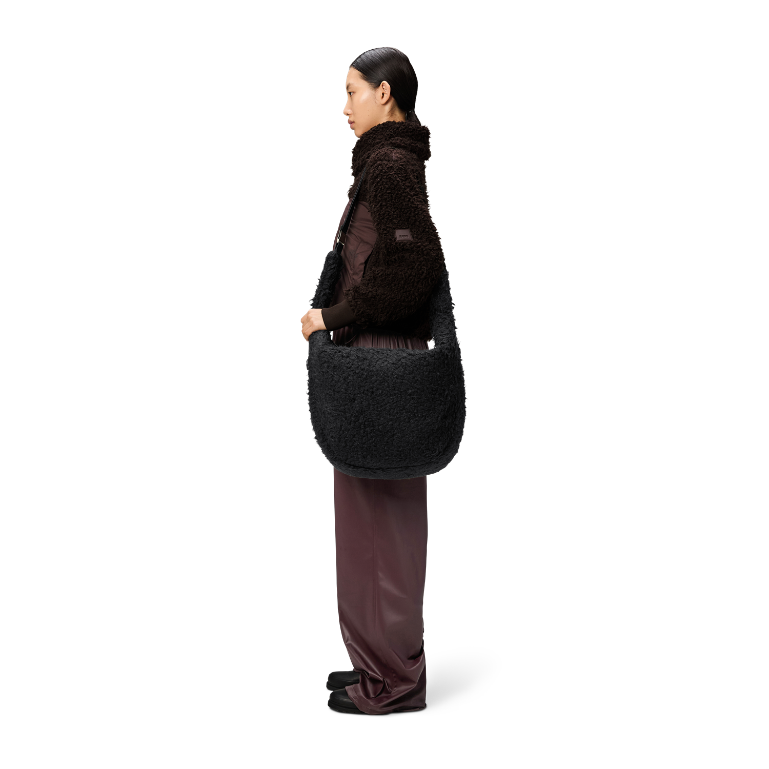 Rains Valera Black Vision Shoulder Bag Large R13210-01