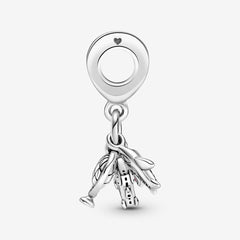 Pandora Places 925 Sterling Silver Airplane, Globe & Suitcase Charm 799435C01