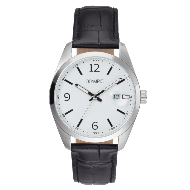 Olympic Louis Zilverkleurig Herenhorloge OL75HSL001-zoom-