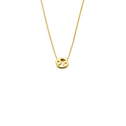 Isabel Bernard Étoiles d’Or Cancer 14 Carat Gold Venetian Necklace With Horoscope IB340181