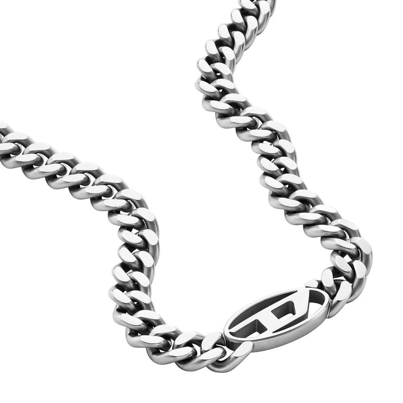 Diesel Steel Silver-coloured Necklace DX1433040-zoom-