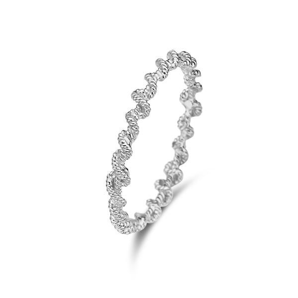 Violet Hamden Sisterhood Lunar 925 Sterling Zilveren Gedraaide Ring VH33005