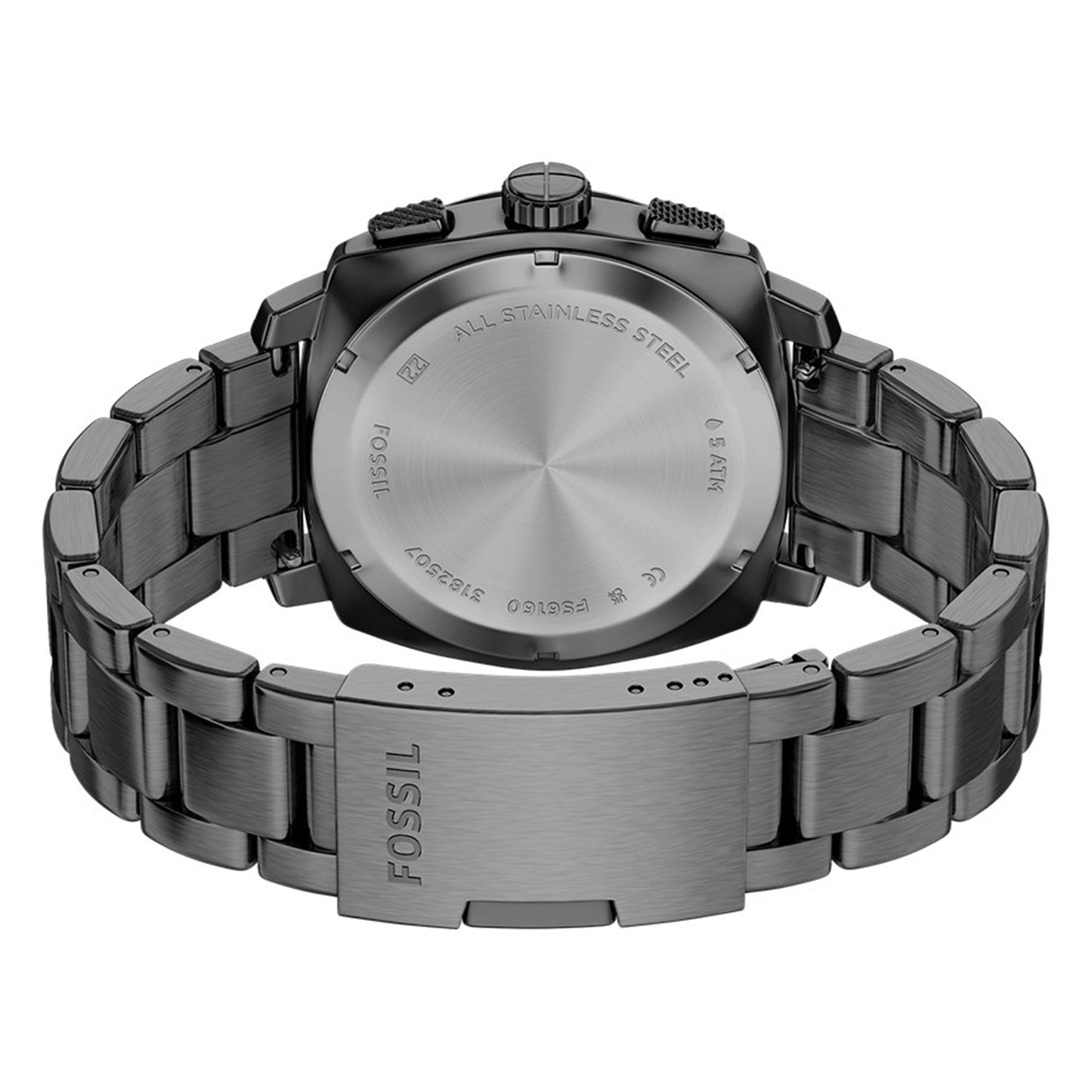 Fossil Machine Round Grey Dial Watch FS6160