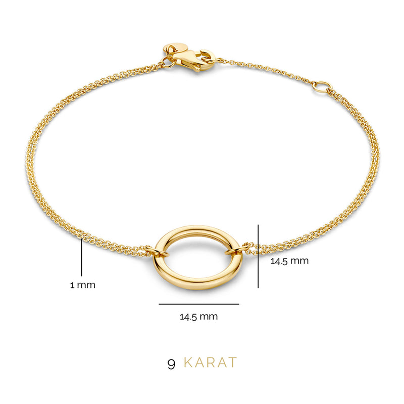 Beloro Jewels La Rinascente Constanza 9 Karaat Armband BO320029-zoom-