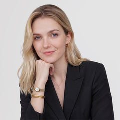 Daniel Wellington Ophelia Mini Mesh White Gold-coloured Women's Watch DW00100939