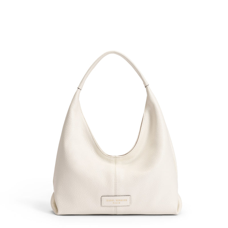 Isabel Bernard Honoré Grace mini crème leren handtas van kalfsleer IB21132-070-zoom-
