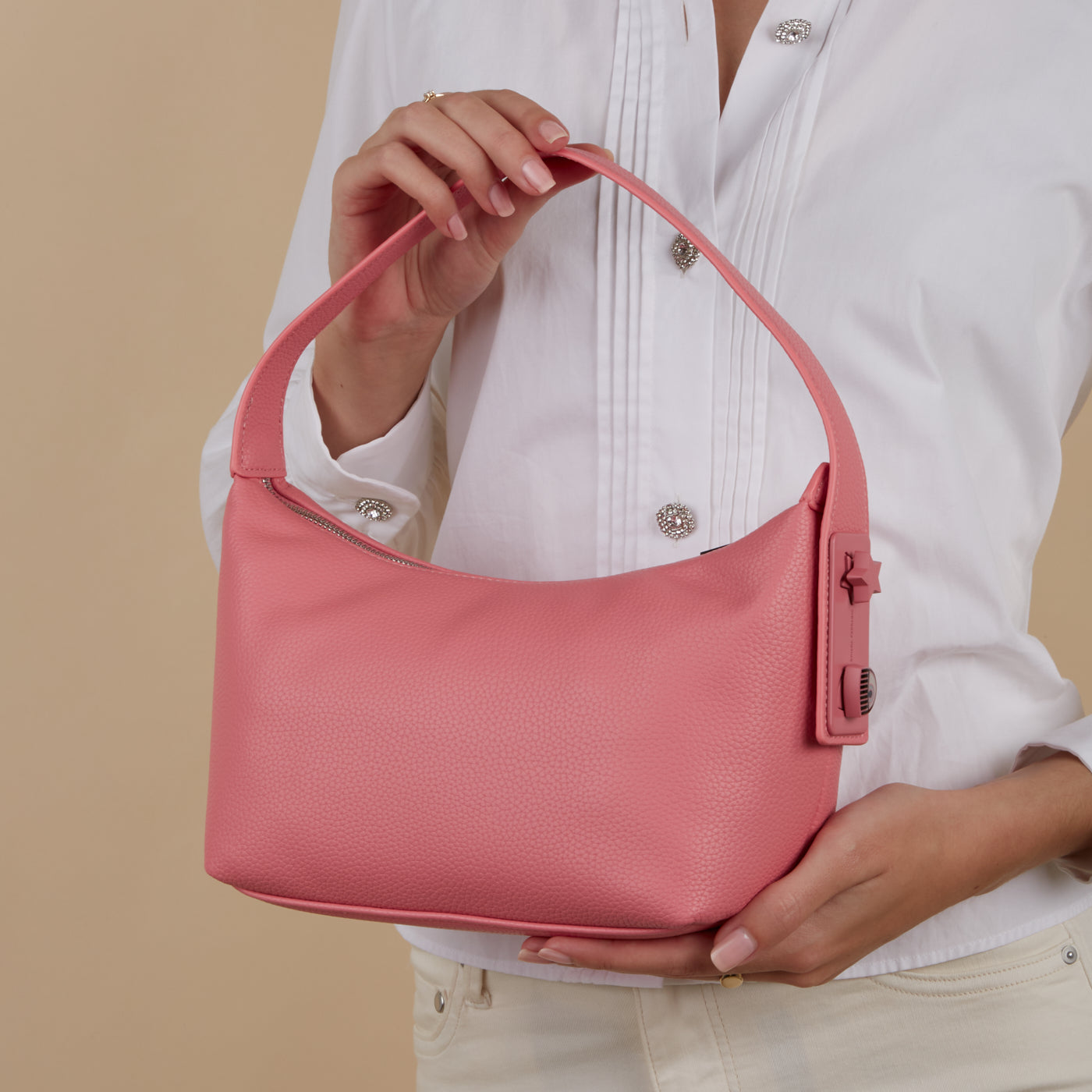 Chiara Ferragni Eye Star Pink Handbag 75SB4BE3-ZS529-428