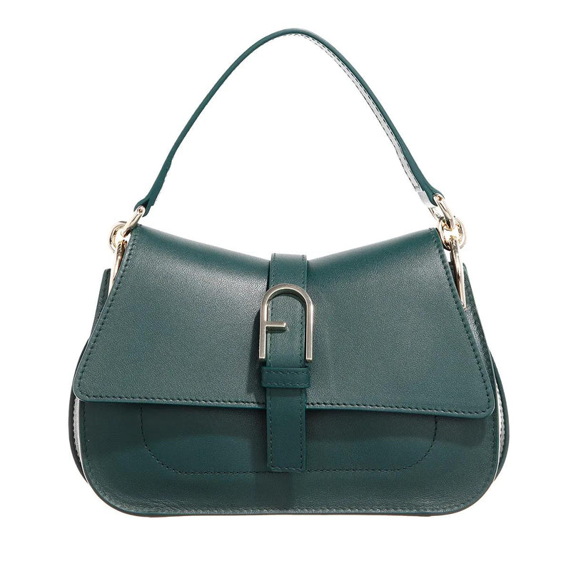 Furla Flow Green Leather Satchel 2001-A0629211-zoom-