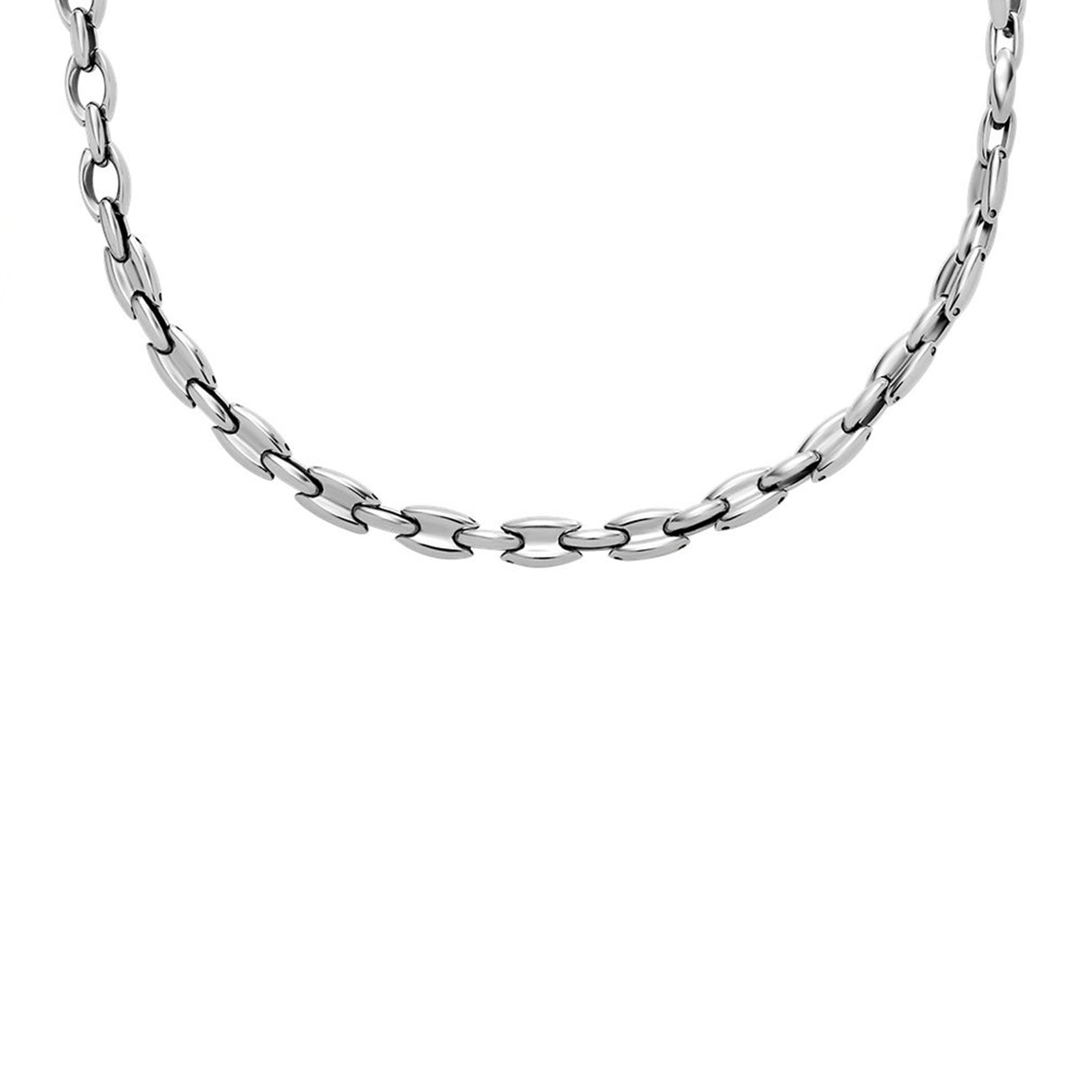 Diesel Metamorph Silver Coloured Necklace DX1582040