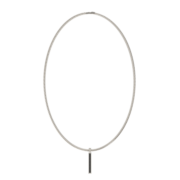 Guess Eclipse Noir Silver Necklace JUMN05098JWSTT-U