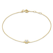 Isabel Bernard Le Marais Loane 14 Karaat Gouden Armband IB320103 (Lengte: 16.50-18.50 cm)