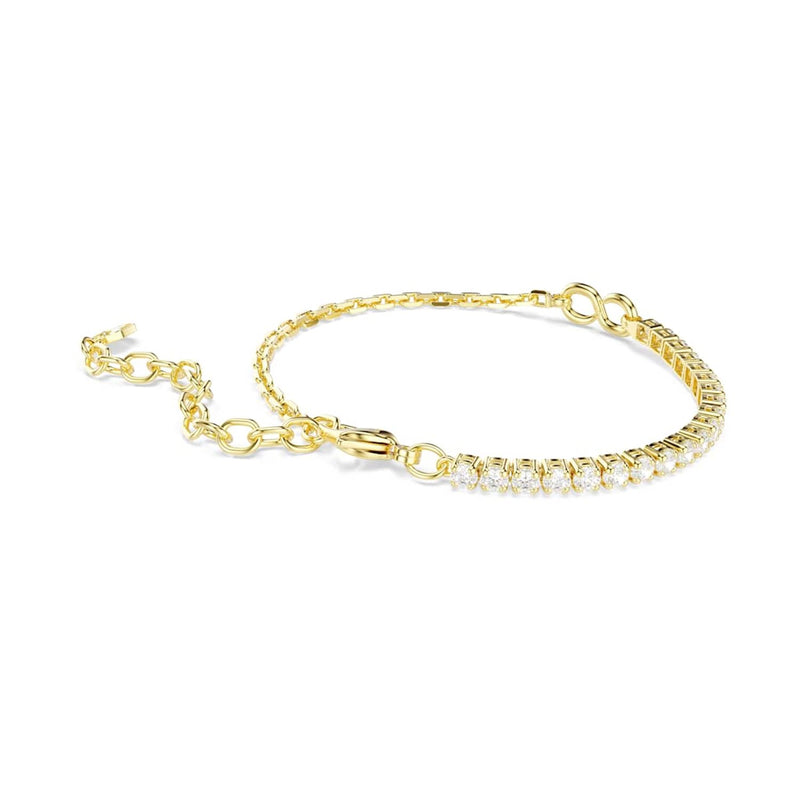 Swarovski Matrix Tennis Gouden Schakelarmband 5753925-zoom-