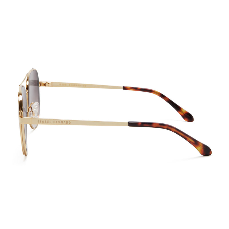 Isabel Bernard La Villette Ruby Goudkleurige Aviator Zonnebril IB400004-15-14-zoom-