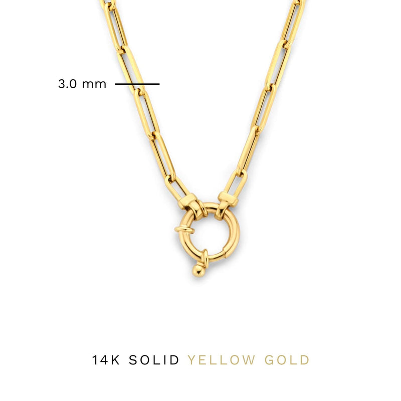 Isabel Bernard Aidee Odile 14 Karaat Gouden Schakelketting IB340160-zoom-