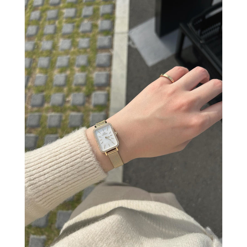 Daniel Wellington Petite Quadro Women's Watch DW00100668-zoom-