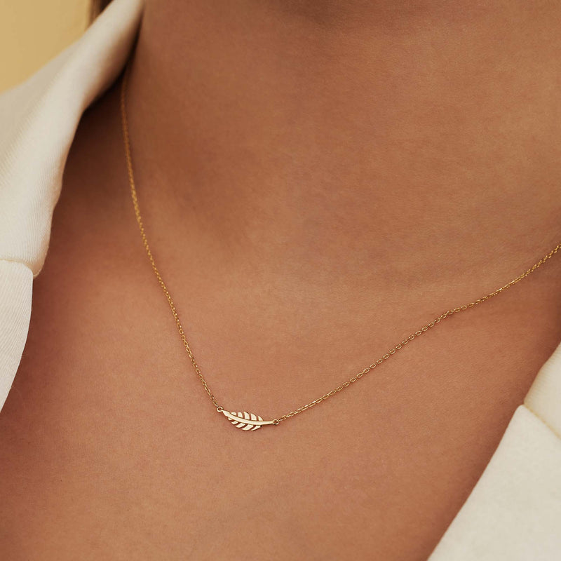 Isabel Bernard Monceau Giselle 14 karaat gouden collier IB340102-zoom-