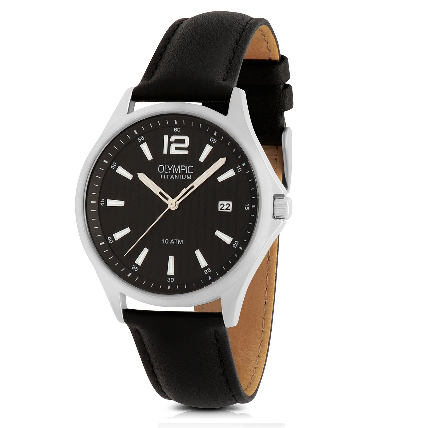 Olympic Willem Zwart Heren Horloge 2002-OL26HTL218
