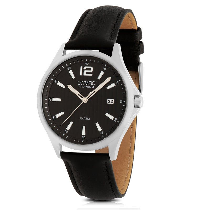 Olympic Willem Zwart Heren Horloge 2002-OL26HTL218-zoom-