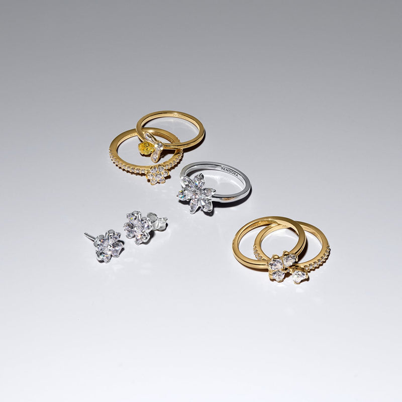 Pandora Timeless Sprankelende Geluksklaver Splitsbare Ring 164507C01-50-zoom-