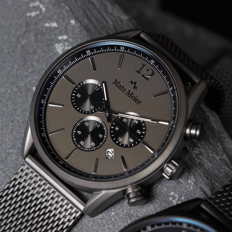 Mats Meier Grand Cornier Chrono Gunmetal Horloge MM00125-zoom-
