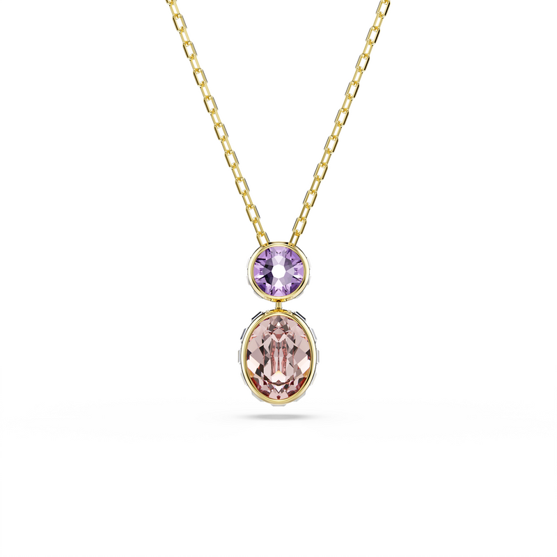 Swarovski Chroma Gold Plated Necklace 5741586-zoom-