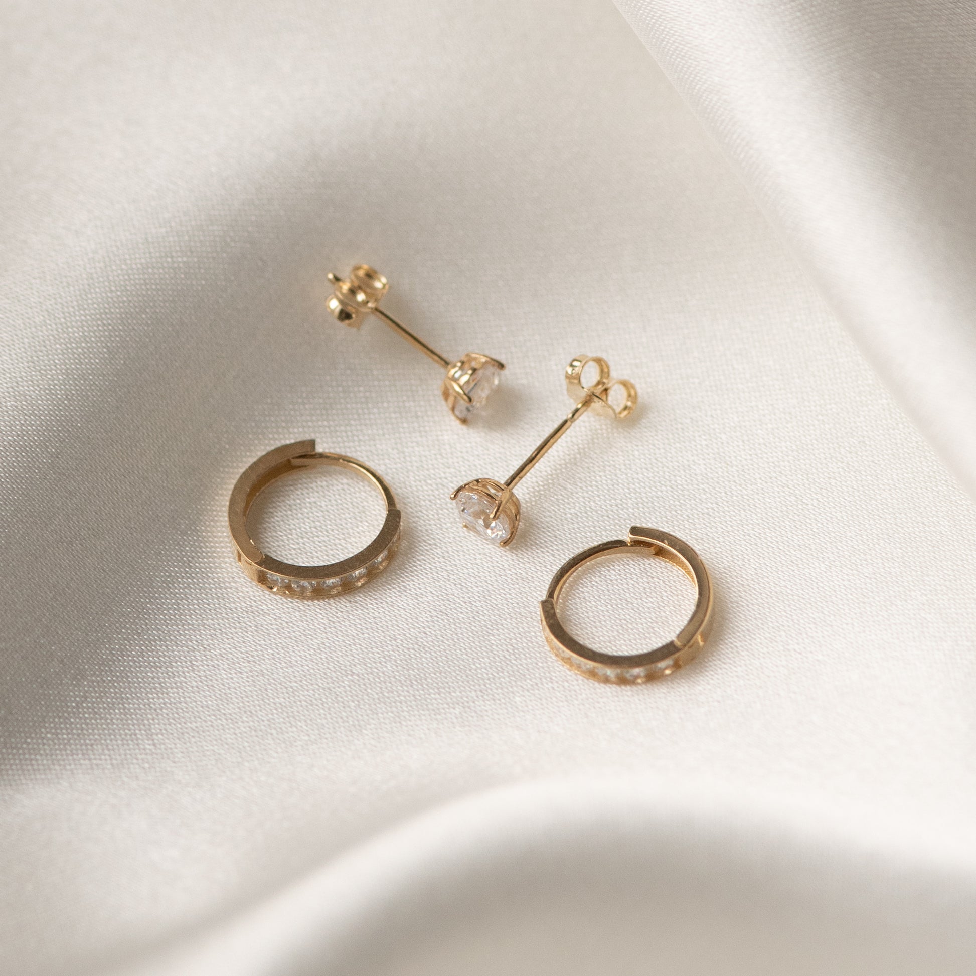 Isabel Bernard Cadeau d'Isabel 14 Carat Golden Earparty giftset IB90054