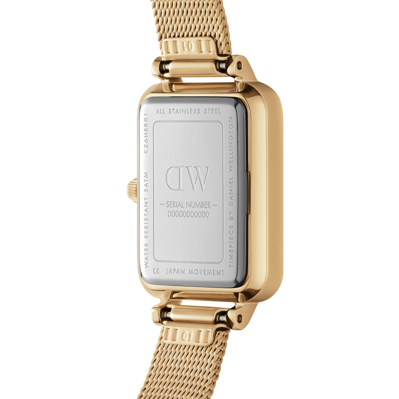 Daniel Wellington Quadro Gold Watch DW00100556