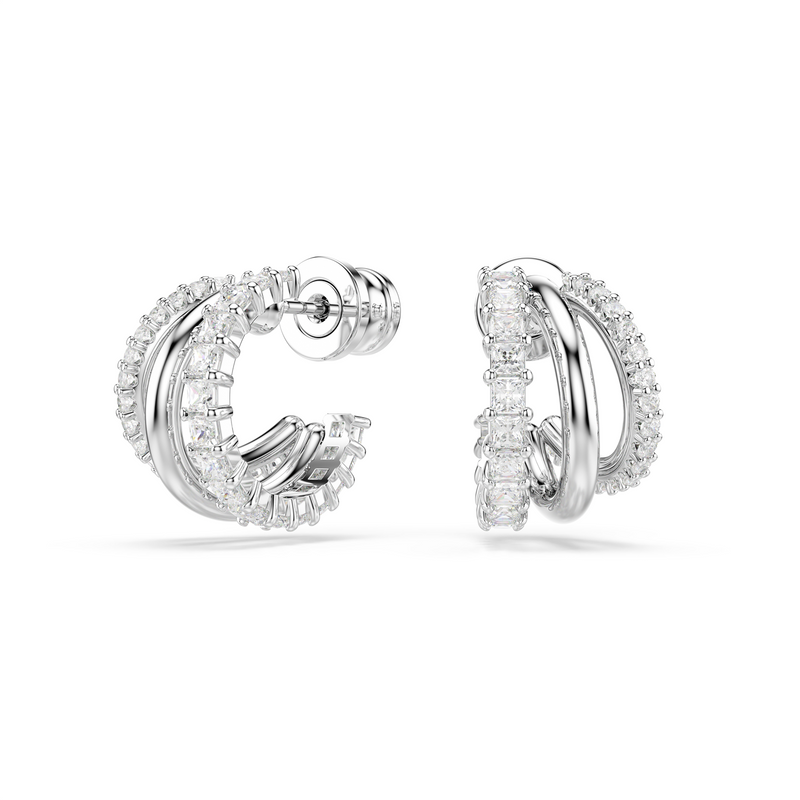 Swarovski Hyperbola Silver Earrings 5737110-zoom-