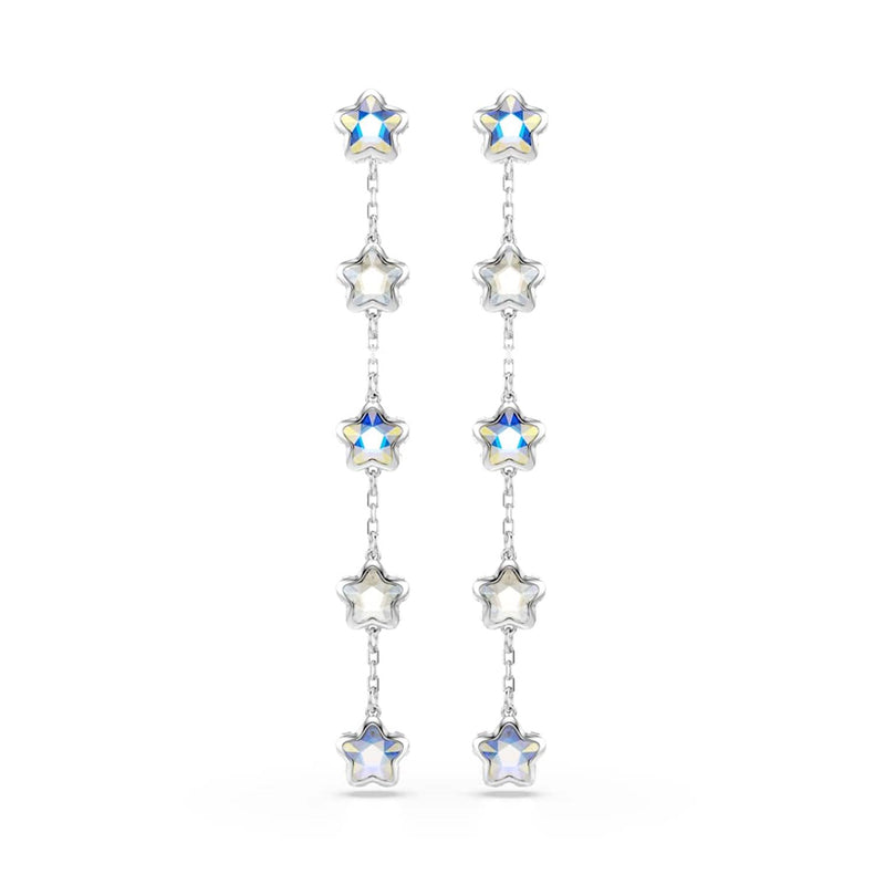 Swarovski Chroma Stars Zilverkleurige Oorbellen 5754184-zoom-