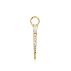 Ania Haie Gold Sparkle Bar Earring Charm AH-EC048-13G