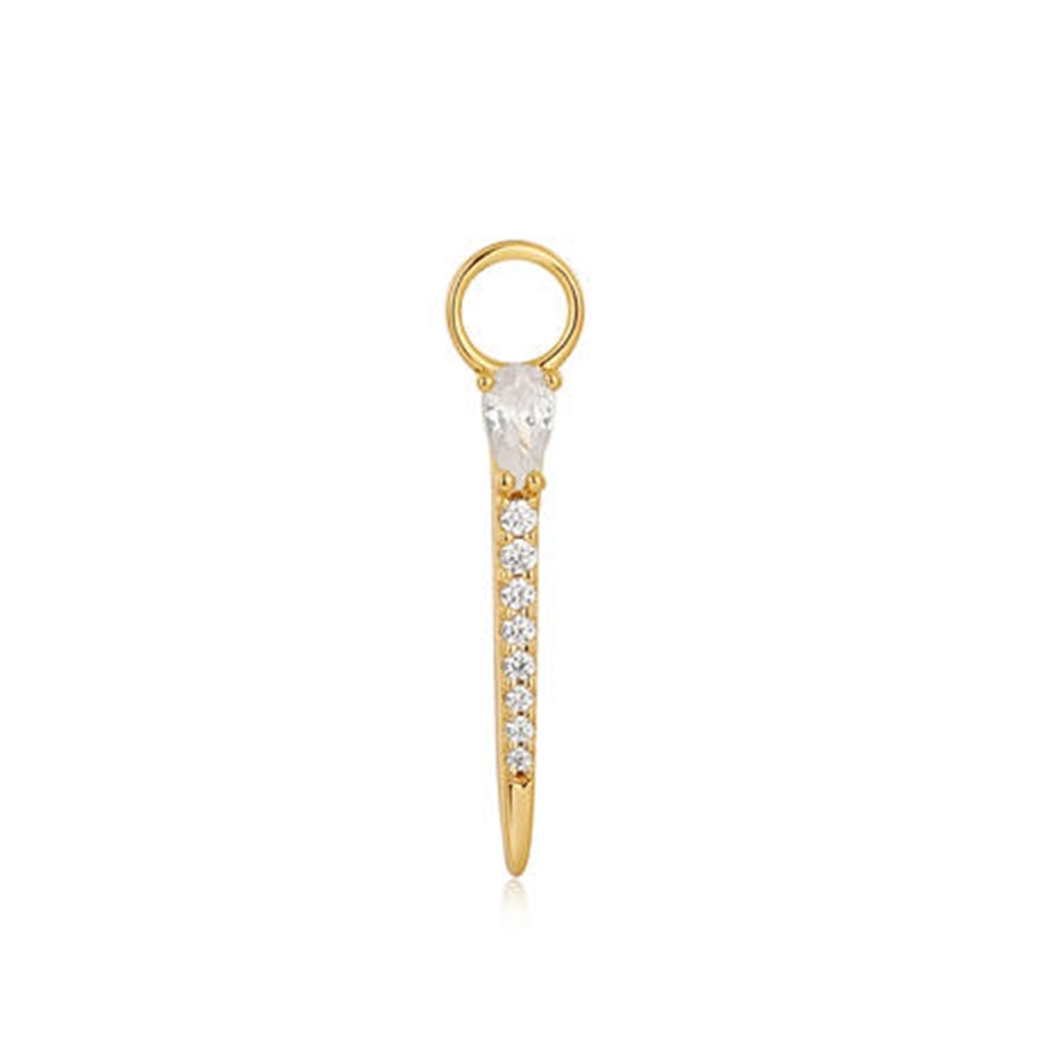 Ania Haie Gold Sparkle Bar Earring Charm AH-EC048-13G